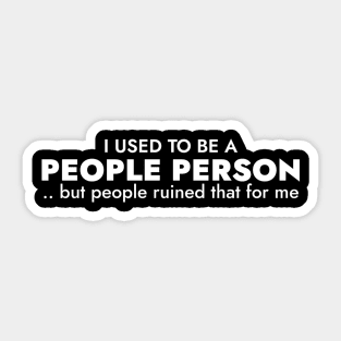 Funny People Person Sticker